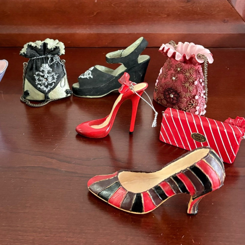Decorative Shoe and handbag knick knacks